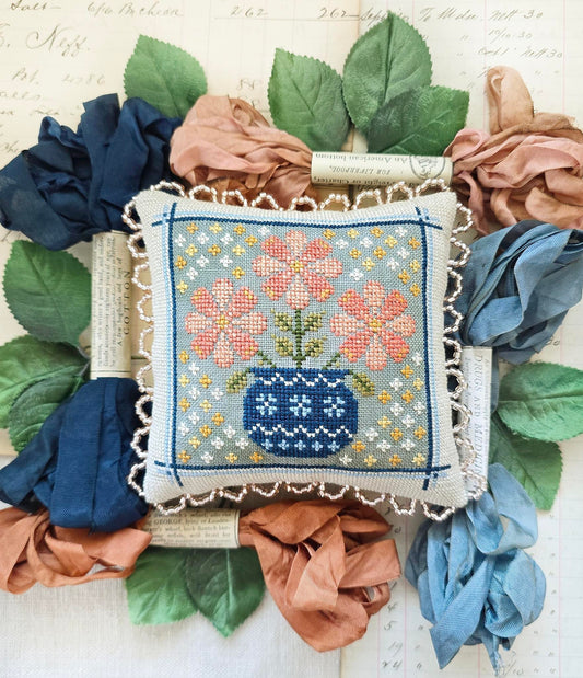 PREORDER Sun Soaked Cross Stitch Pattern by Hello from Liz Mathews Nashville Market