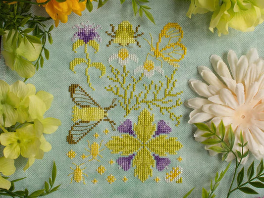 Teatime Nature Walk by Sprouting Lupine Cross Stitch Pattern