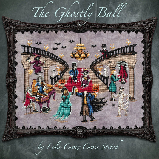 The Ghostly Ball Pattern by Lola Crow Cross Stitch