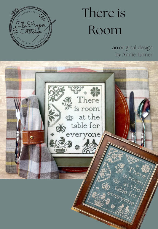 PREORDER There is Room Cross Stitch Pattern by The Proper Stitcher