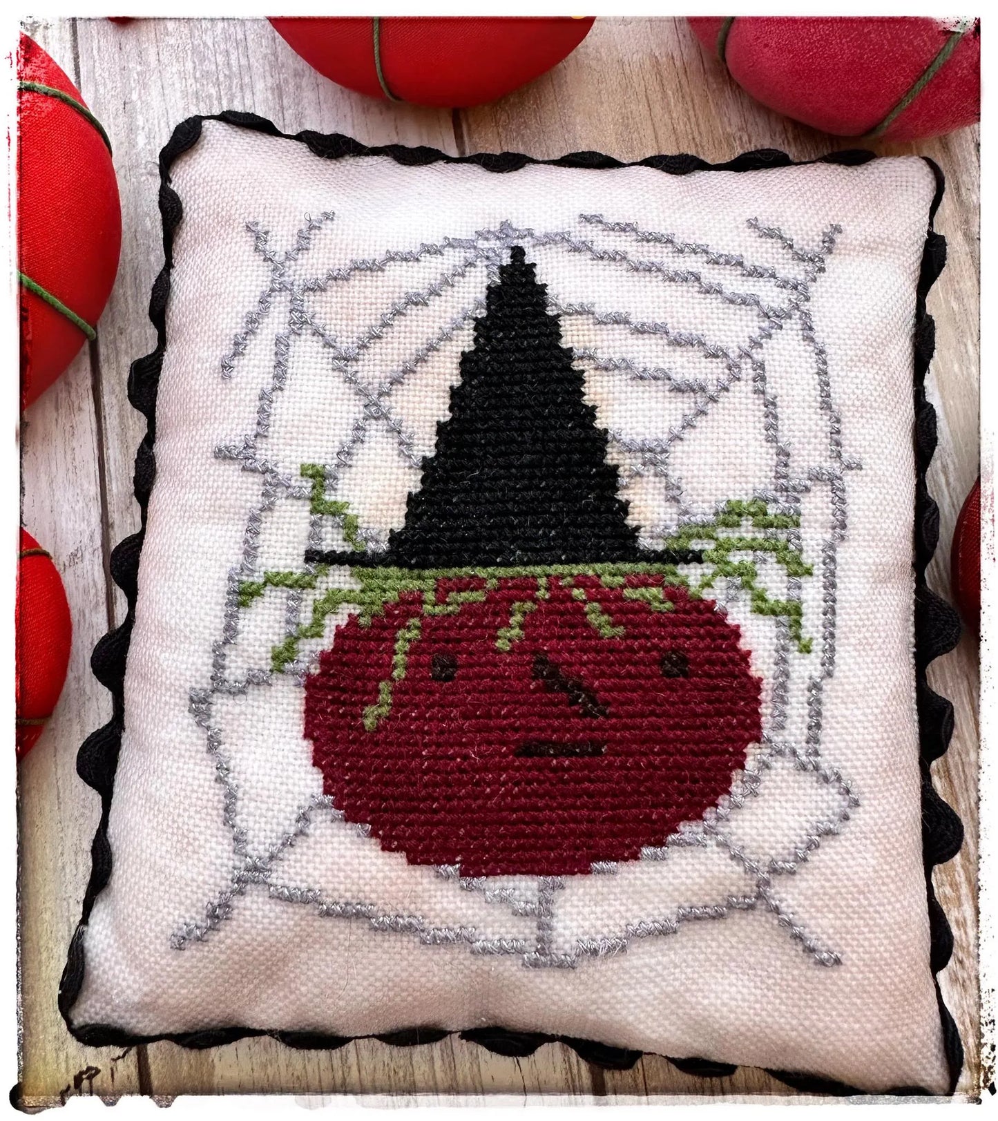 Tomato Witch by Lucy Beam Cross Stitch Pattern