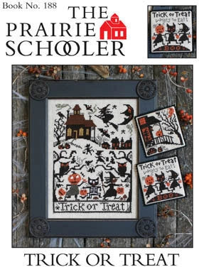 Trick or Treat The Prairie Schooler Cross Stitch Pattern #188 Physical Copy