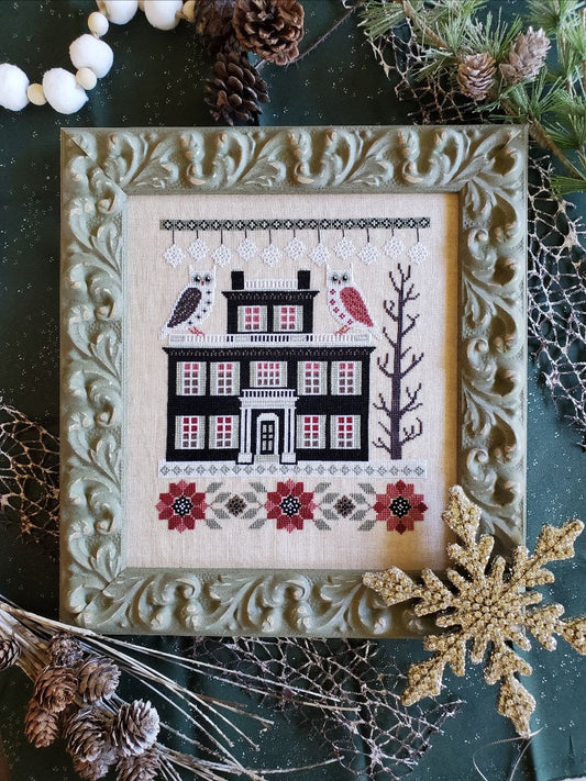 Two Snowy Owls Cross Stitch Pattern by The Artsy Housewife