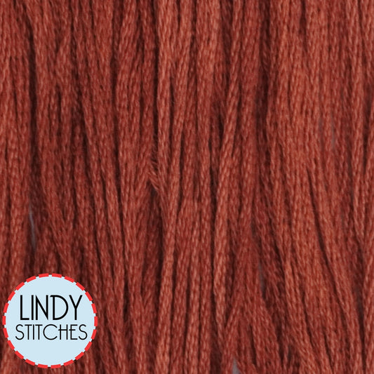 Used Brick Classic Colorworks Floss Hand Dyed Cotton Skein