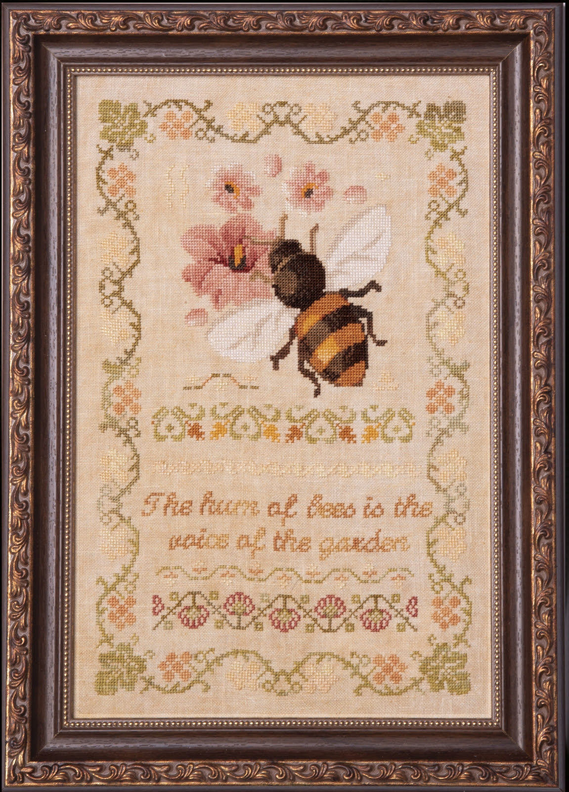 PREORDER The Voice of the Garden Cross Stitch Pattern by Samplers and Primitives Nashville Market