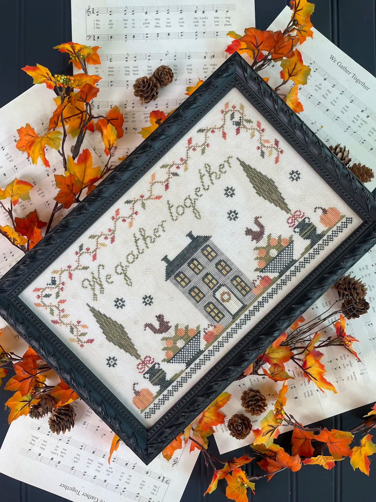 We Gather Together Cross Stitch Pattern by The Proper Stitcher