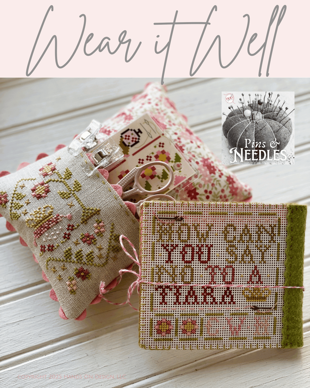 PREORDER Wear it Well Cross Stitch Pattern by Hands On Design Nashville Market