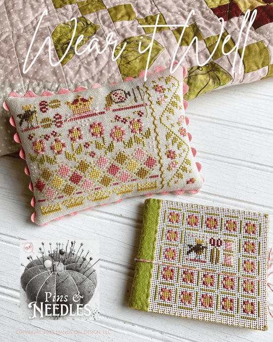 PREORDER Wear it Well Cross Stitch Pattern by Hands On Design Nashville Market