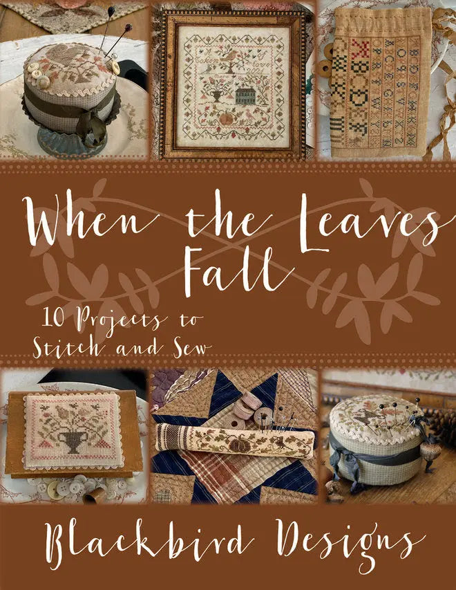 When The Leaves Fall Cross Stitch Pattern by Blackbird Designs