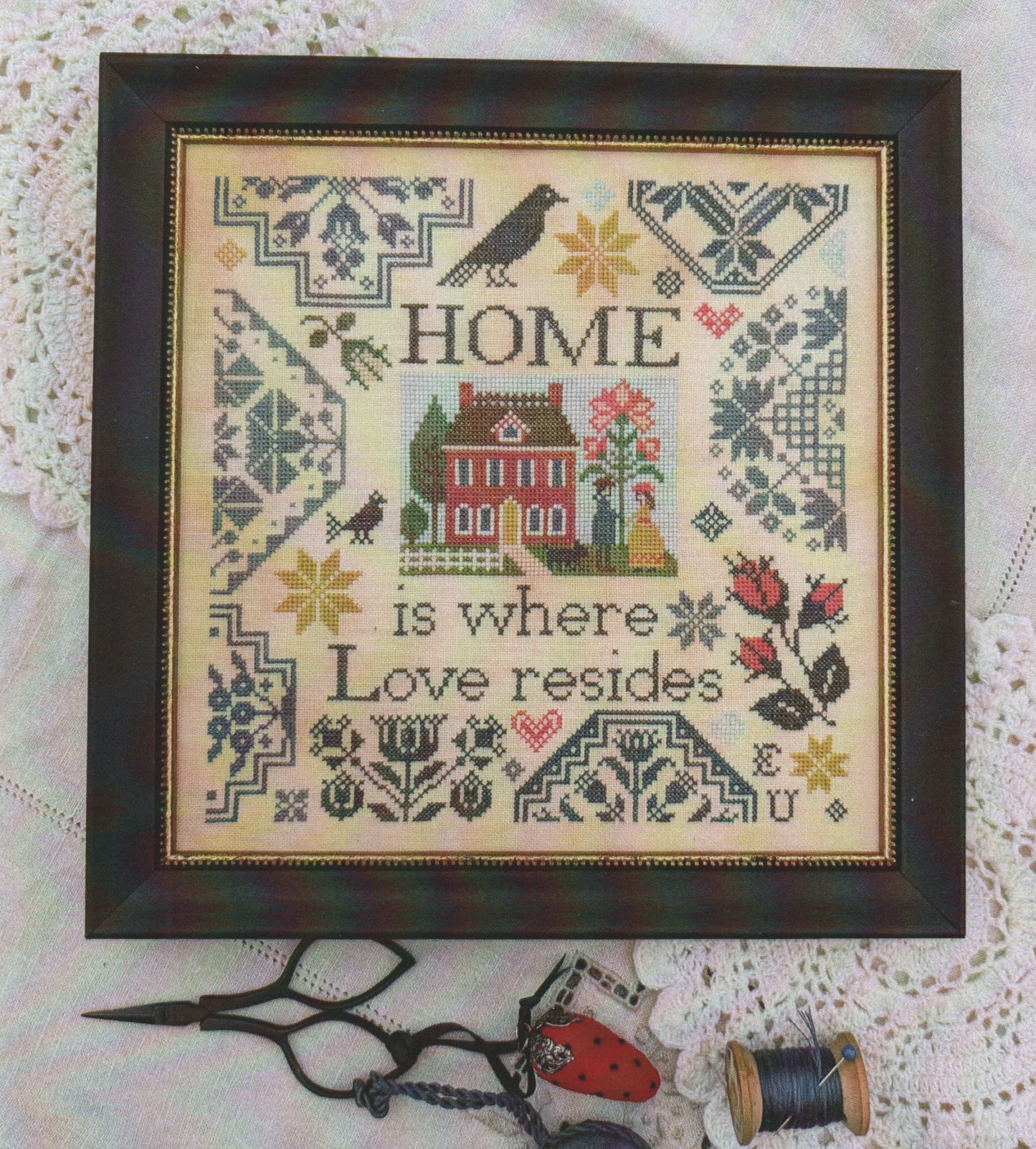 Where Love Resides by Lila's Studio Cross Stitch Pattern