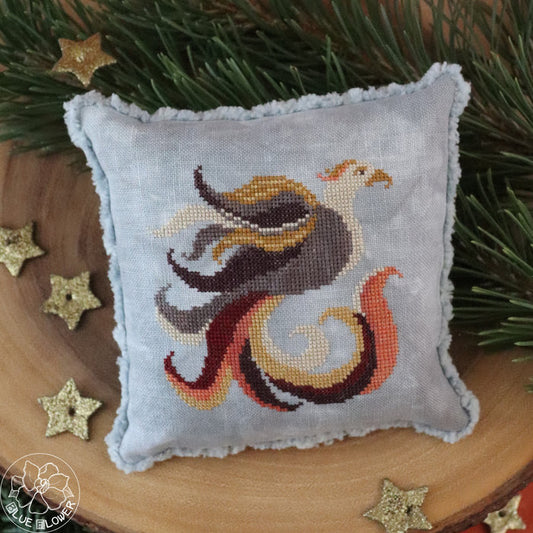 Winter Phoenix Cross Stitch Pattern by The Blue Flower