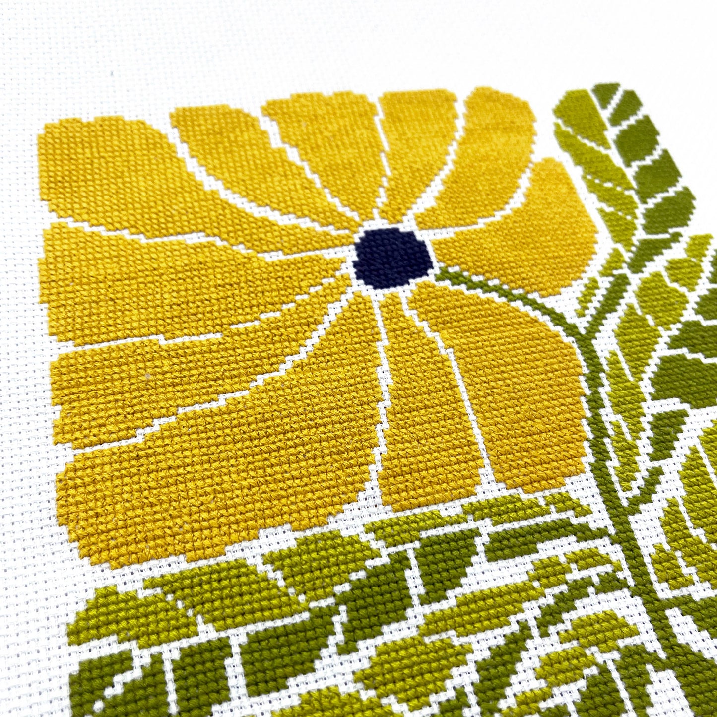 Sunny Blossom Full Cross Stitch Kit