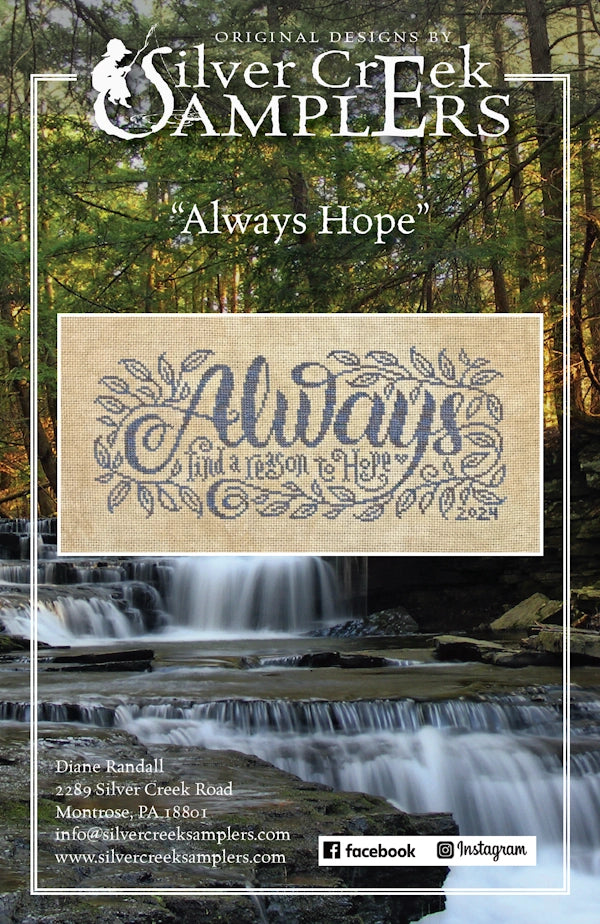 Always Hope Cross Stitch Pattern by Silver Creek Samplers