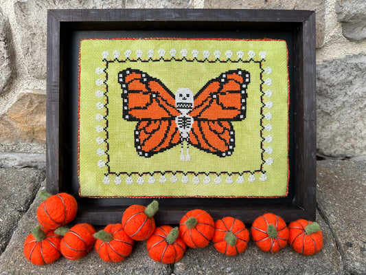 Day of the Dead Butterfly Rebel Stitcher Cross Stitch Pattern