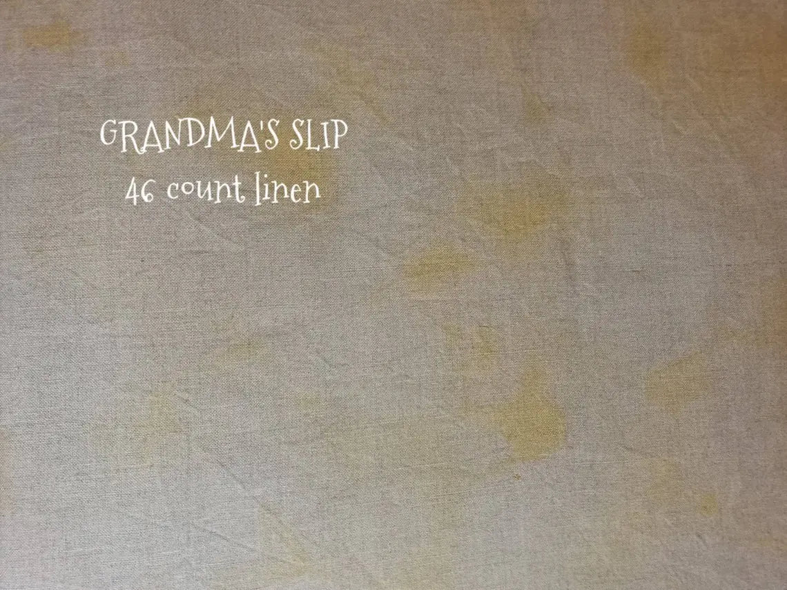 46 Count Grandma's Slip Hand Dyed Bristol Linen by Xjudesign