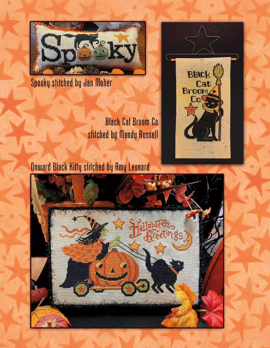 Hello Halloween Book by Teresa Kogut Cross Stitch Pattern 11 Designs Included