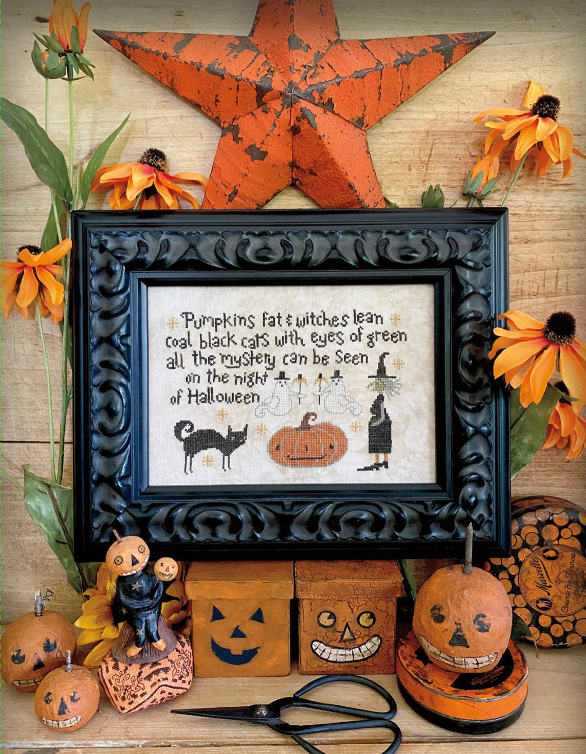 Hello Halloween Book by Teresa Kogut Cross Stitch Pattern 11 Designs Included