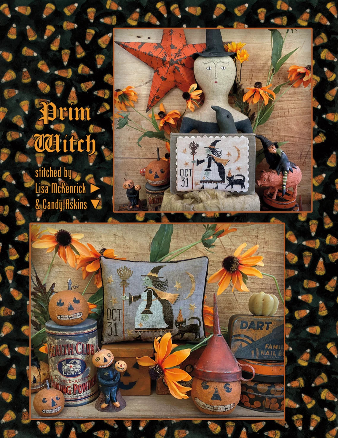 Hello Halloween Book by Teresa Kogut Cross Stitch Pattern 11 Designs Included