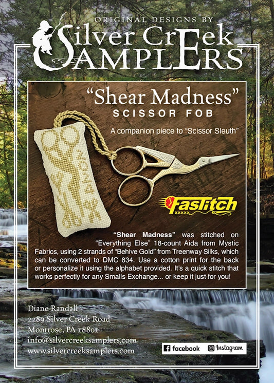 Shear Madness Cross Stitch Pattern by Silver Creek Samplers