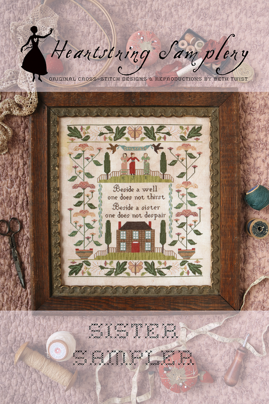 PREORDER Sister Sampler Cross Stitch Pattern by Heartstring Samplery Nashville Market