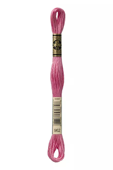 962 DMC Six Strand Cotton Embroidery Floss