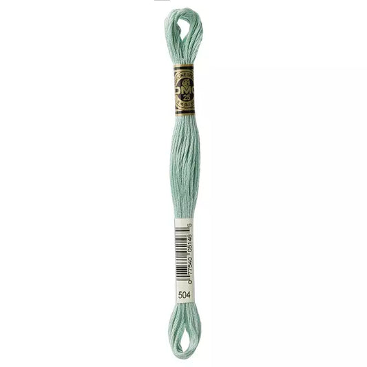 504 DMC Six Strand Cotton Embroidery Floss