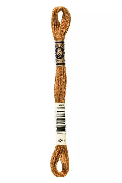 420 DMC Six Strand Cotton Embroidery Floss