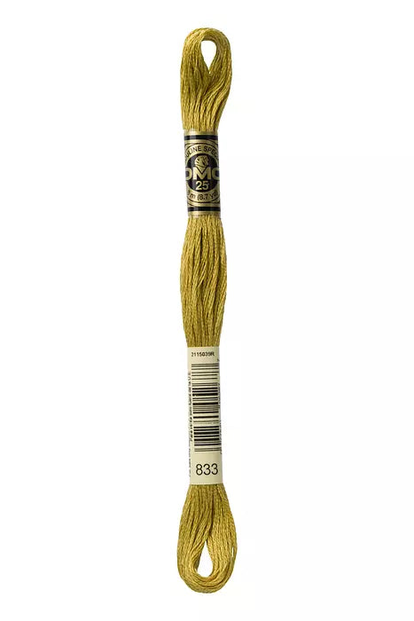 833 DMC Six Strand Cotton Embroidery Floss