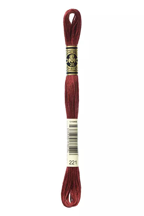 221 DMC Six Strand Cotton Embroidery Floss