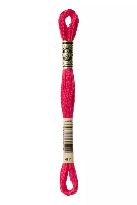 891 DMC Six Strand Cotton Embroidery Floss