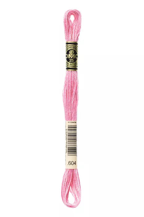 604 DMC Six Strand Cotton Embroidery Floss