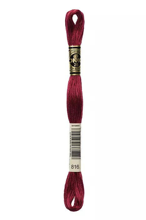 816 DMC Six Strand Cotton Embroidery Floss