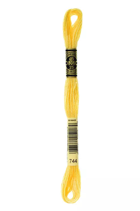 744 DMC Six Strand Cotton Embroidery Floss