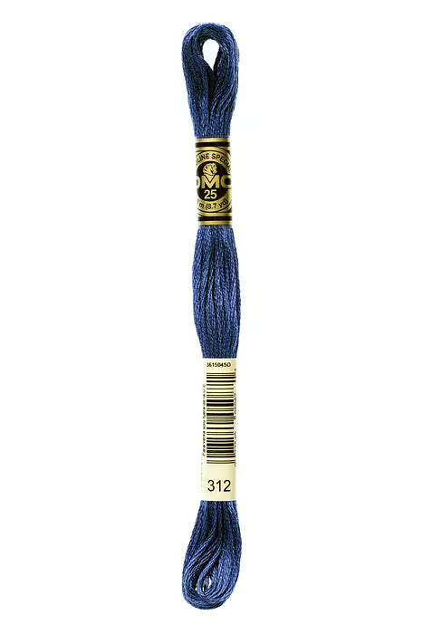 312 DMC Six Strand Cotton Embroidery Floss