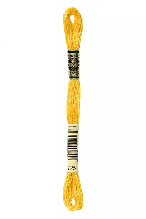 725 DMC Six Strand Cotton Embroidery Floss