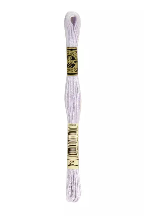 25 DMC Six Strand Cotton Embroidery Floss