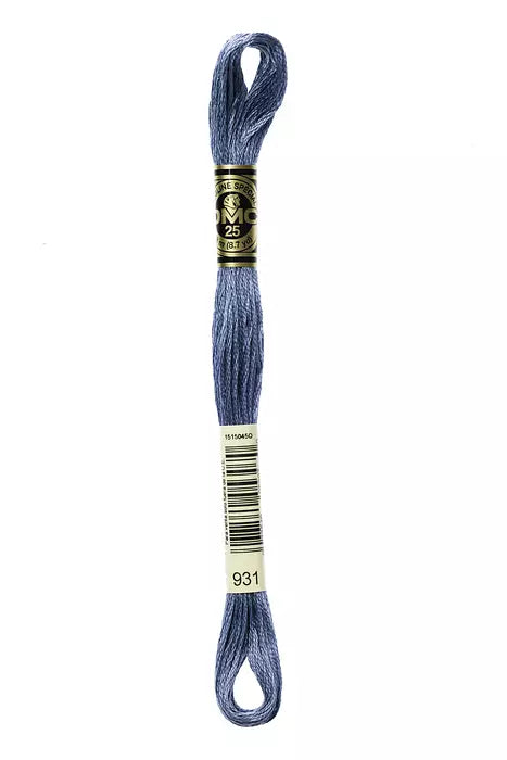 931 DMC Six Strand Cotton Embroidery Floss