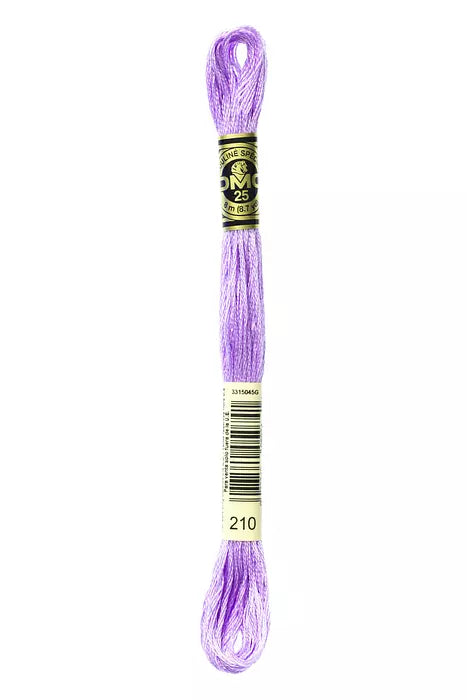 210 DMC Six Strand Cotton Embroidery Floss