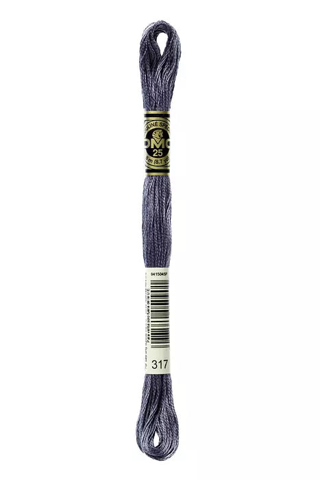 317 DMC Six Strand Cotton Embroidery Floss