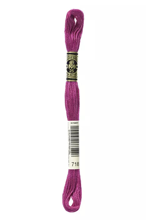 718 DMC Six Strand Cotton Embroidery Floss