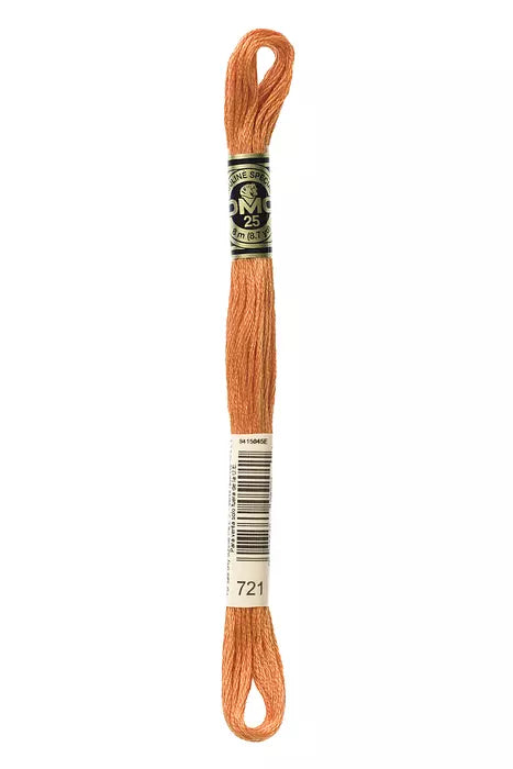 721 DMC Six Strand Cotton Embroidery Floss