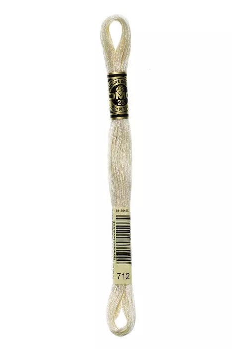 712 DMC Six Strand Cotton Embroidery Floss