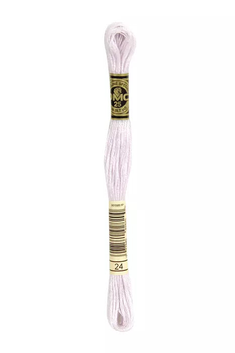 24 DMC Six Strand Cotton Embroidery Floss