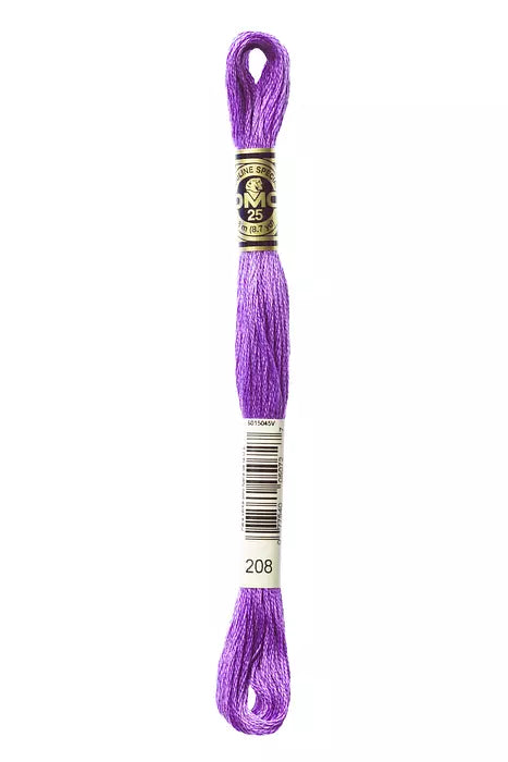 208 DMC Six Strand Cotton Embroidery Floss