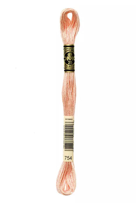 754 DMC Six Strand Cotton Embroidery Floss