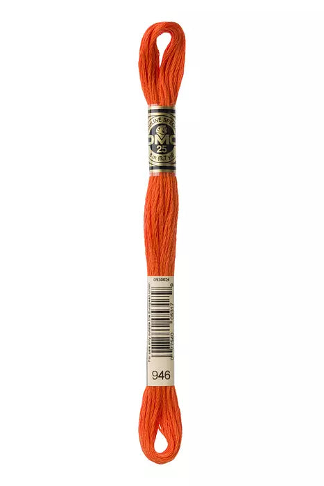 946 DMC Six Strand Cotton Embroidery Floss