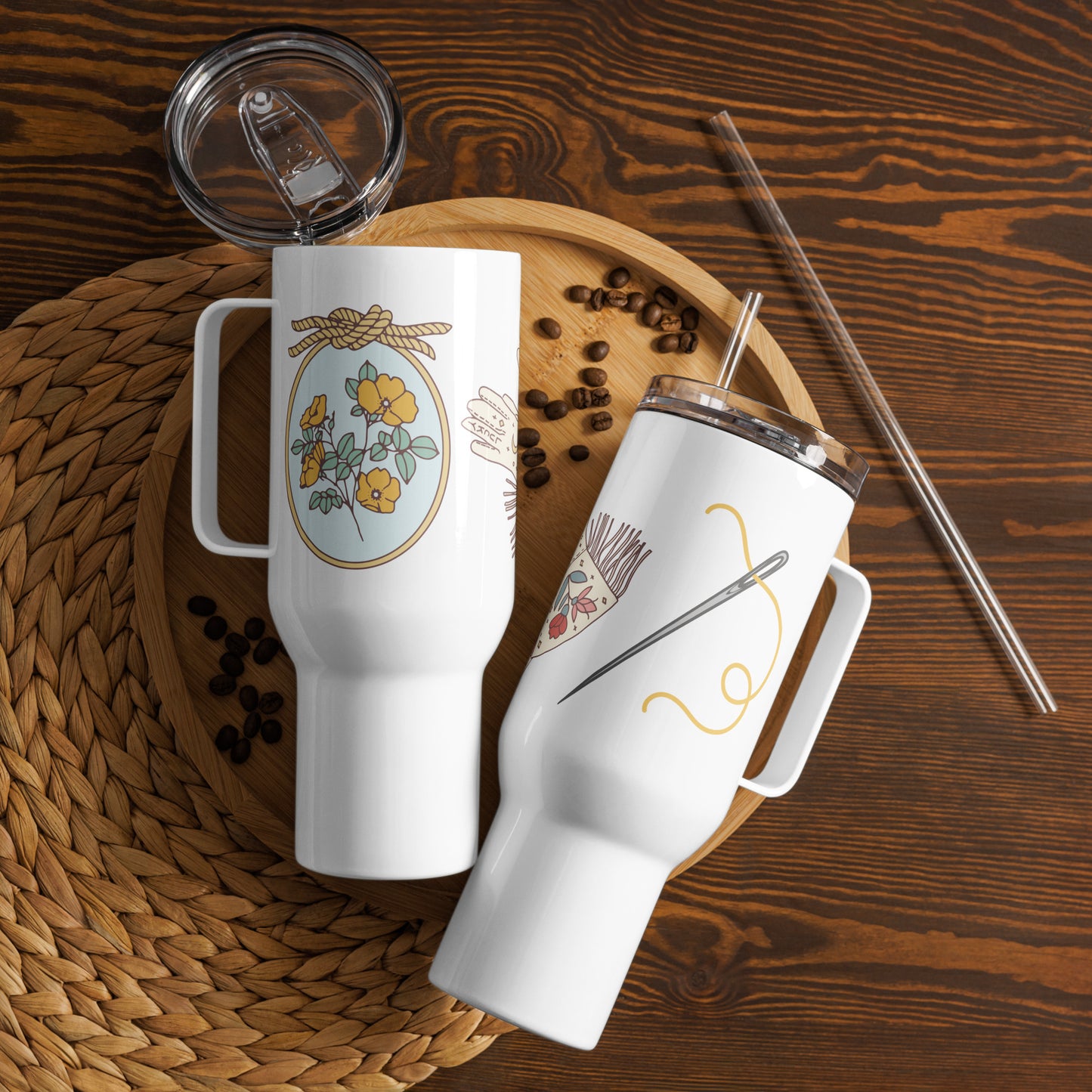 Nash Stash Travel Mug with a Handle