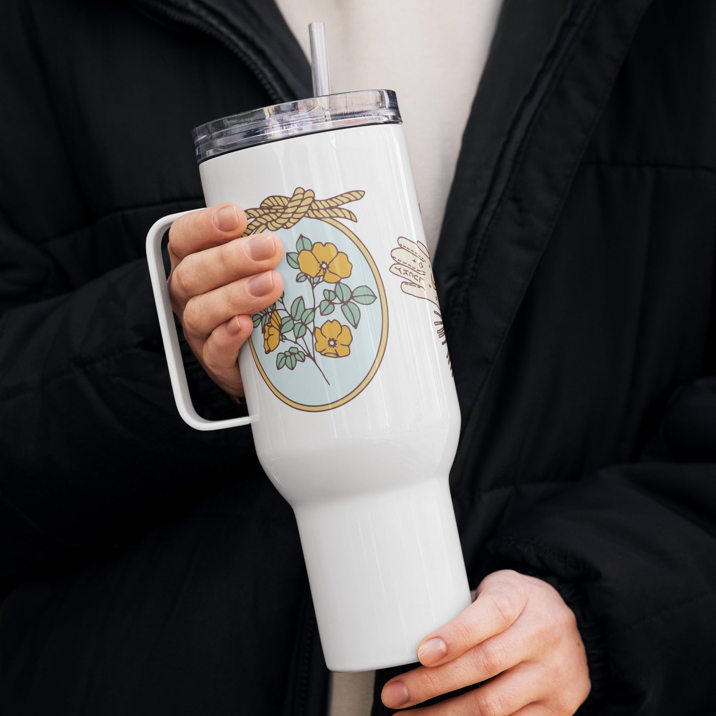 Nash Stash Travel Mug with a Handle