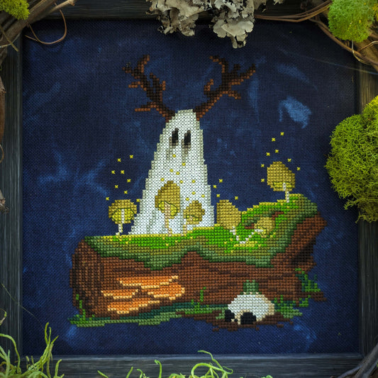 Ghostly Guardian by The Stitch Crypt Cross Stitch Pattern