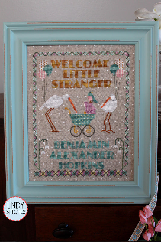 MODEL FOR SALE!  Little Stranger Birth Sampler